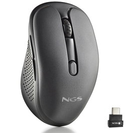 NGS Evo Jot Ratón inalámbrico silencioso negro